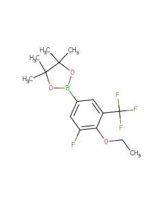 Astatech 2-(4-ETHOXY-3-FLUORO-5-(TRIFLUOROMETHYL)PHENYL)-4,4,5,5-TETRAMETHYL-1,3,2-DIOXABOROLANE; 0.1G; Purity 95%; MDL-MFCD34564096